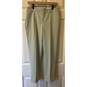 NWT Rachel Zoe Women 4-Way Stretch Hi-Rise Slim Leg Crop Pants SZ 6 Olive Green